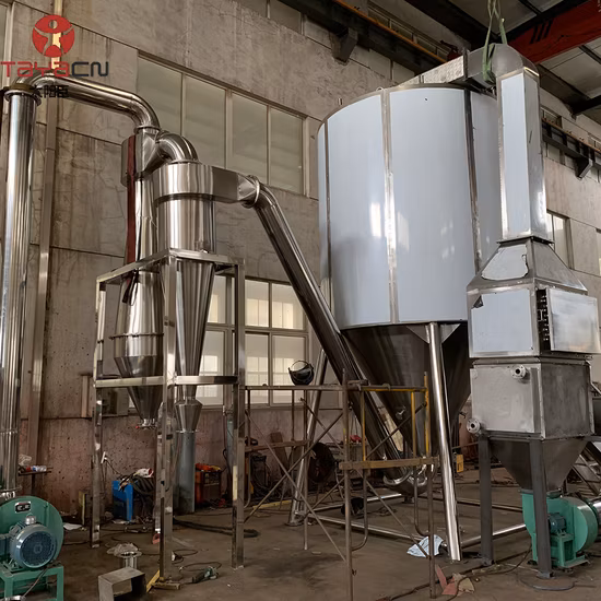 Secador por pulverización Secador por pulverización de levadura industrial Secador por pulverización para Konjac/yema/hidrolizado de levadura de cerveza/Spra/microalgas