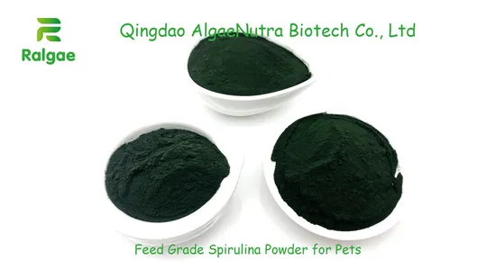 Grado natural de la alimentación del polvo de la espirulina del verde de las microalgas para los suplementos de la proteína del caballo